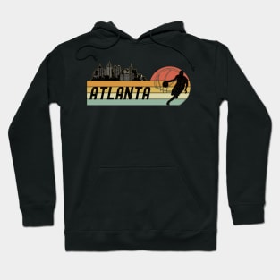 Atlanta Basketball Fans Cityscape Hoodie